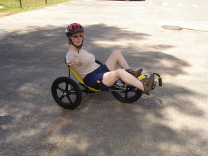 Sheila biking